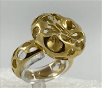 Ring Anteo Woman in Yellow Gold Diamante 0.05 Ct TPB9KTB-15